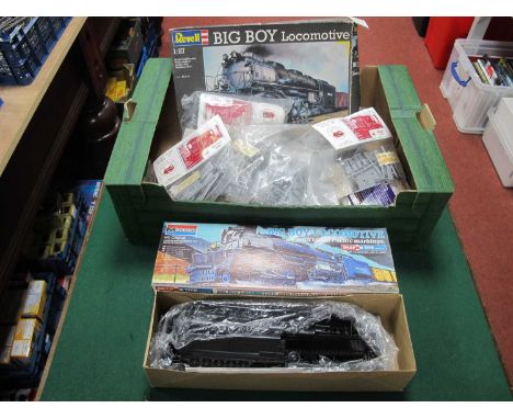 A Quantity of Plastic Model Locomotive and Wagon Kits by Dapol, Revell and Monogram, mostly unopened packaging, unchecked for