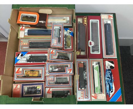 Approximately Sixteen Boxed British Outline OO Gauge Wagons by Lima, Dapol and other, including Parcels Vans.