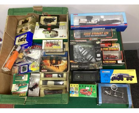 A Quantity of Diecast Model Vehicles by Corgi, Unimax, Oxford and other, mostly in original packaging.