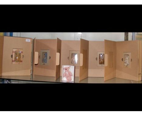Seven Steiff Collector Club bears, together with a large quantity of Steiff collectable catalogues