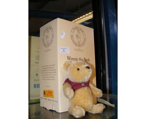 A modern Steiff teddy bear 'Winnie the Pooh' with box