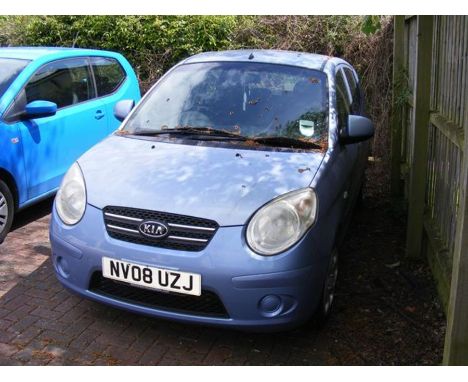 FROM A DECEASED'S ESTATE - KIA Picanto Ice 1.1 5 Dr Hatchback - Automatic - Reg. No. NV08 UZJ - First Registered 17.06.2008 -