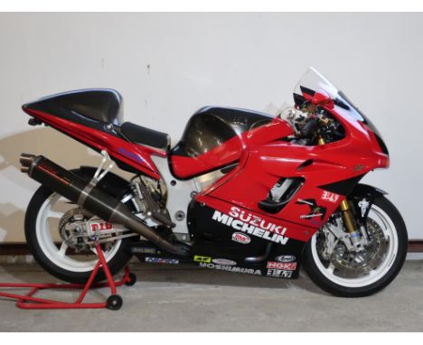 Herbert Kainzinger-built machine boasting 198bhp at the back wheel.GSX1300R built by tuning guru Herbert Kainzinger at a repo