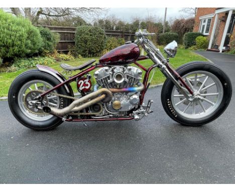 'Little Red'. Custom 1992 Harley-Davidson Sportster. This custom-built Harley-Davidson Sportster has been created using many 