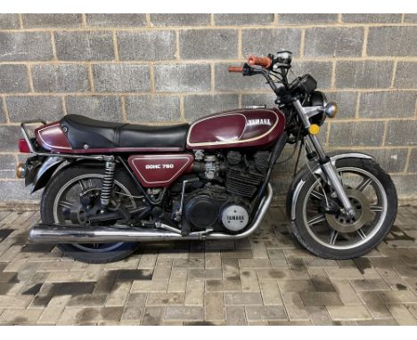 Unrestored and original XS750 offered at 'No Reserve'.DOHC three-cylinder engine with shaft driveIn mostly original and unres