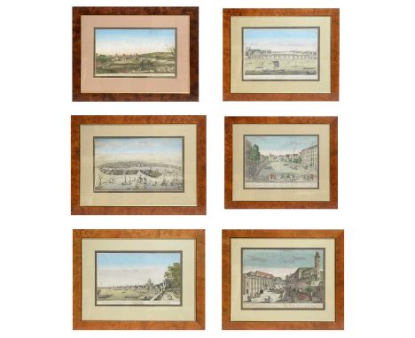 Georg Balthasar Probst, et al.(German, 1732-1801)Seven optical prints by Georg Balthasar Probst and others, including; "Der C