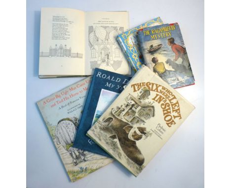 Children's Books : A collection of 20th.C. Children's titles, some 1st.Ed. & many with Djs., including : Colum P. The Six Who