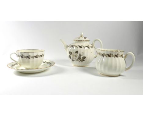 A Royal Worcester 'Engadine' pattern part tea service    CONDITION REPORT:  Incomplete