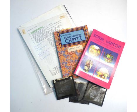 Grimwade Brothers & Royal Winton Pottery Research Archive.A substantial collection of research material relating to the growt