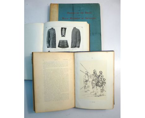 MacDonald R. : History of the Dress of the Royal Regiment of Artillery, 1625 - 1897, 1899. Ltd. Ed. 1/1500. Qto. Hb, dual clo