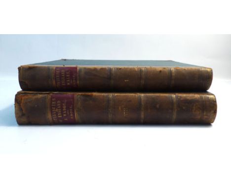 Grose F. : The Antiquities of England and Wales, Nd. C. 1780. Eight Vols. Qto. Later Qtr. binding, marbled edges. Engraved fr