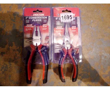 New unused long nose and sub hose pliers. UK P&amp;P Group 1 (£16+VAT for the first lot and £2+VAT for subsequent lots) 