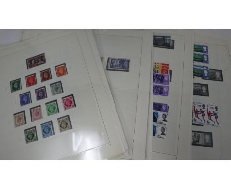 Quantity of George VI Great Britain stamp pages. UK P&amp;P Group 1 (£16+VAT for the first lot and £2+VAT for subsequent lots