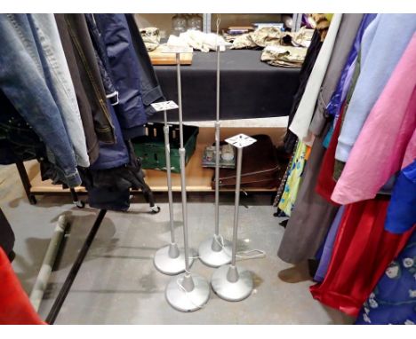 Four height adjustable speaker stands. Not available for in-house P&amp;P 