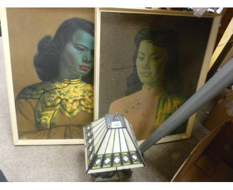 Tiffany style table lamp E/T