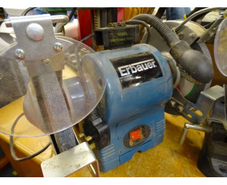 Erbauer 200mm bench grinder E/T