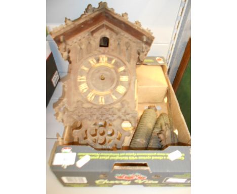 A late 19th C early 20th C cuckoo clock by Camerer Kuss & Co of Oxford Street A/F