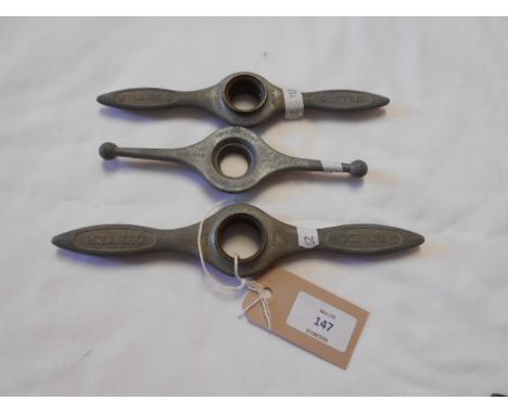 Three Rolex Oyster bezel tools in sizes 28.3mm, 22.5mm and 20.2mm