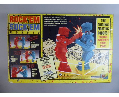 A 2008 Rock'Em and Sock'Em Robot Game By Mattel 