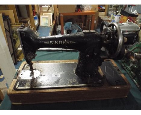 A Manual Singer Sewing Machine