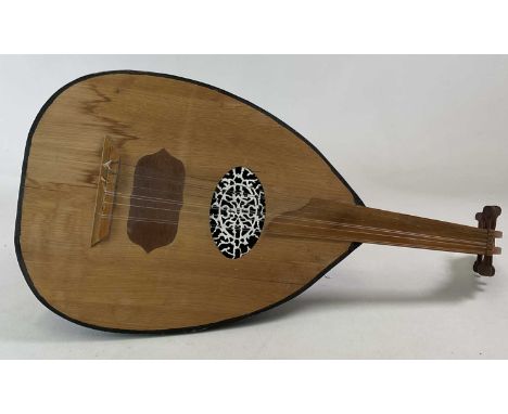 A 20th century mandolin, length 83cm.