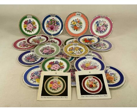 THE ROYAL HORTICULTURAL SOCIETY: Chelsea Flower Show Plates commissioned by Spode, together with a quantity of other assorted