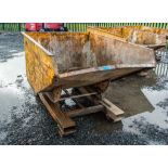 Steel fork lift tipping skip 2743