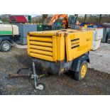Atlas Copco XAS46D diesel driven mobile air compressor Year: 2002 Recorded hours: 585 ** Hitch