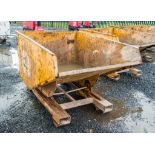 Steel fork lift tipping skip 4170