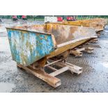 Steel fork lift tipping skip 6920