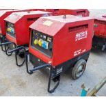 Mosa GE 6000 SX/GS 6kva diesel driven generator Year: 2013 Recorded hours: 3836 1311-2725R