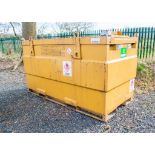 Western 2000 litre bunded static fuel bowser c/w generator feed hoses MS7021