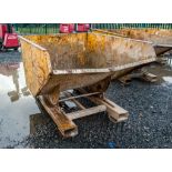 Steel fork lift tipping skip 4294