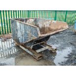 Steel fork lift tipping skip 5344