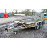 Ifor Williams GH94BT 9ft x 4ft tandem axle plant trailer