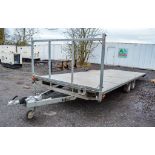 Retrac 24ft x 8ft tandem axle flat bed trailer Year: 2018 2215-0020