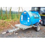 Western Abbi 1000 litre fast tow bunded fuel bowser c/w hand pump, delivery hose and trigger