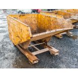 Steel fork lift tipping skip 4066