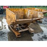 Steel fork lift tipping skip 4301