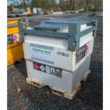 Western Transcube 950 litre bunded static fuel bowser c/w hand pump, delivery hose and trigger
