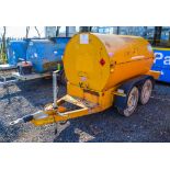 Trailer Engineering 950 litre fast tow tandem axle bunded fuel bowser c/w 12v fuel pump, delivery