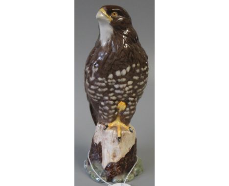 Beswick Beneagles blended Scotch whisky decanter in the form of a buzzard bird, modelled by J.G Tongue 1979, full.(B.P. 21% +