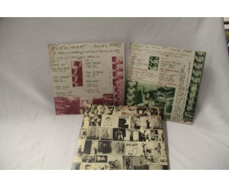 A VG/VG+ copy of the Rolling Stones '' Exile on Main Street '' double album - no postcards / gatefold sleeve