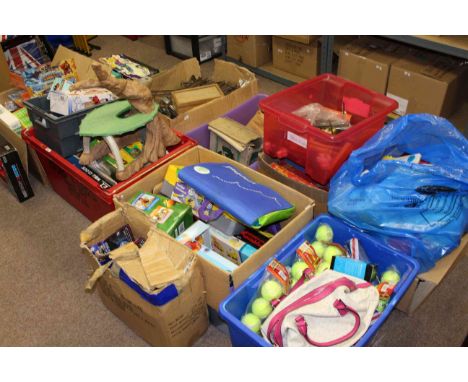 Large collection of vintage and modern toys, model railway equipment, Meccano, etc