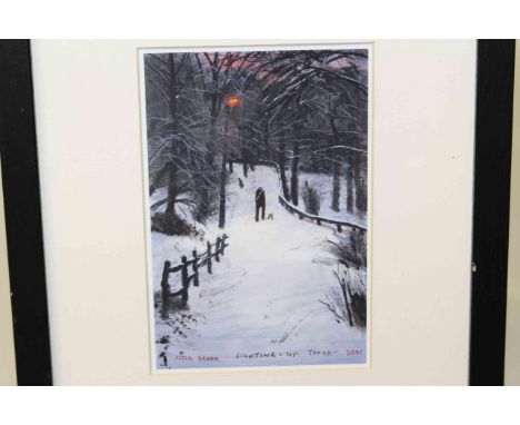 Peter Brook 'Lighting Up Time' 2001, print