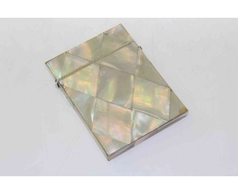 Mother of pearl card case