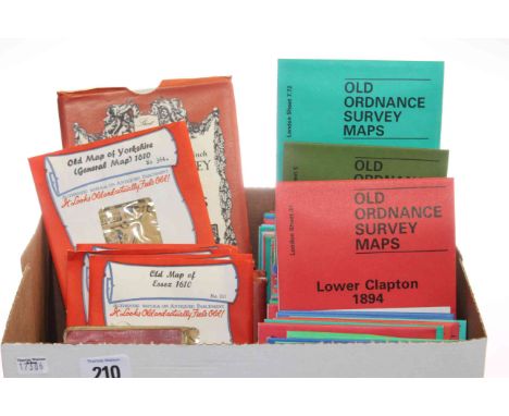 Collection of vintage Ordnance Survey maps