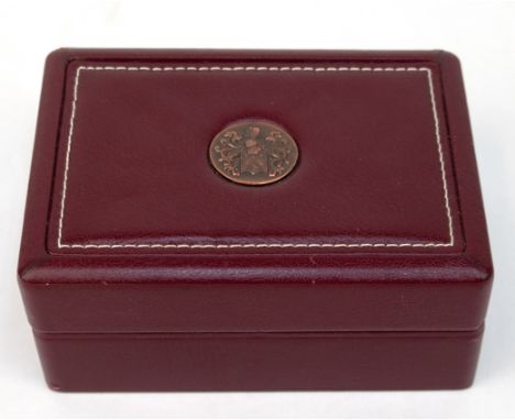 Piaget-Box, weinrot, 6,5x15x11 cm