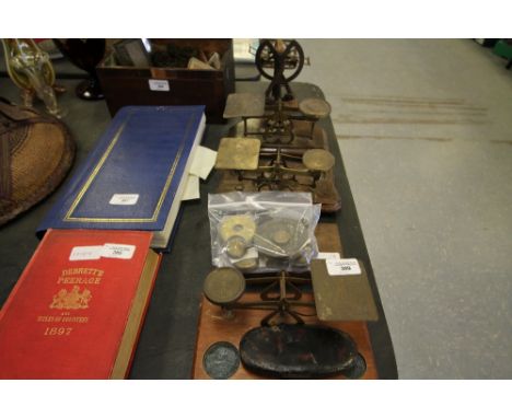 Postal scales, weights, etc. (5)
