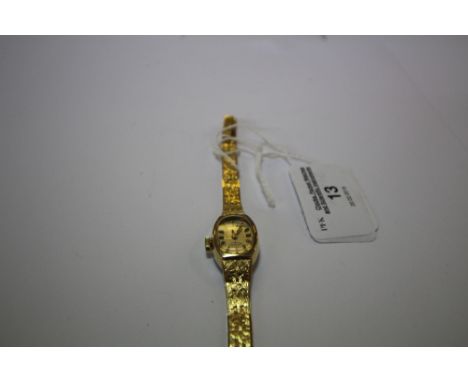 Rotary gold-plated ladies watch